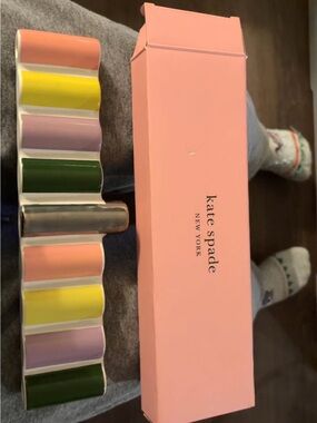Lennox kate spade pastel Menorah